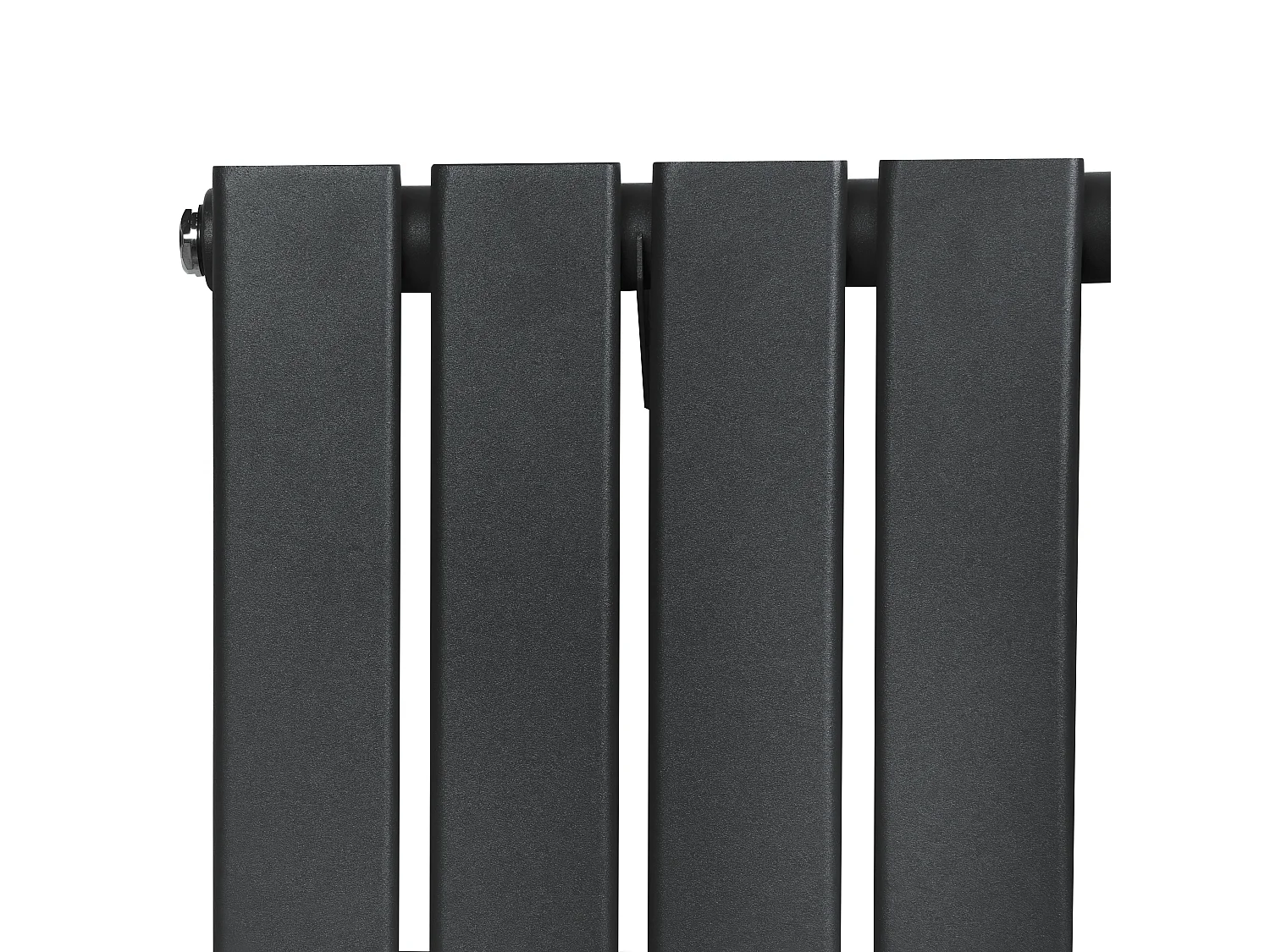 Radiador Plano Coluna Única 1800x560 mm - Cinzento Antracite, Aço 1,5 mm, 1412W, Alta Eficiência, Válvulas Termostáticas Incluídas, Fácil Instalação e Durável