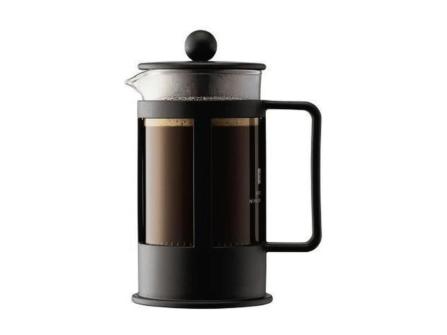 Bodum Kenya Franse pers 0,35 L - 3 kopjes, elegant zwart design