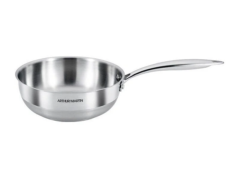 Sauteuse grand chef - ARTHUR MARTIN - AM4490 - Ø20 cm - Inox 18/10 - Tous feux dont induction