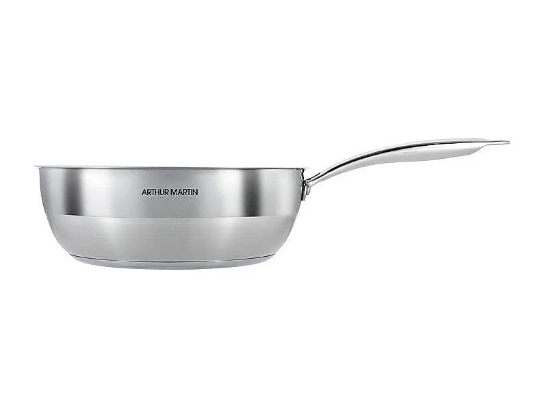 Sauteuse grand chef - ARTHUR MARTIN - AM4490 - Ø20 cm - Inox 18/10 - Tous feux dont induction