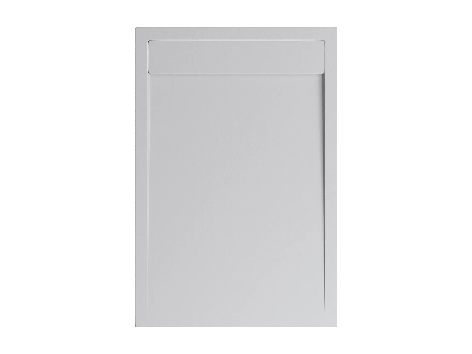 Receveur de douche 170x80 extra-plat Gris en résine minérale antidérapant effet ardoise - Magnus LAVABERG