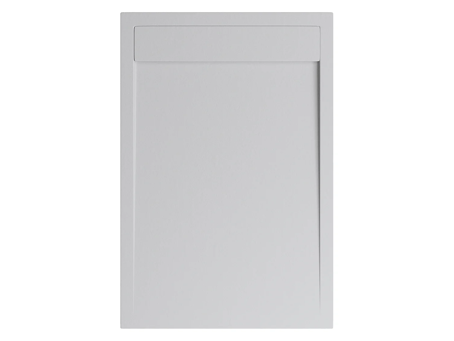 Receveur de douche 100x90 extra-plat Gris en résine minérale antidérapant effet ardoise - Magnus LAVABERG