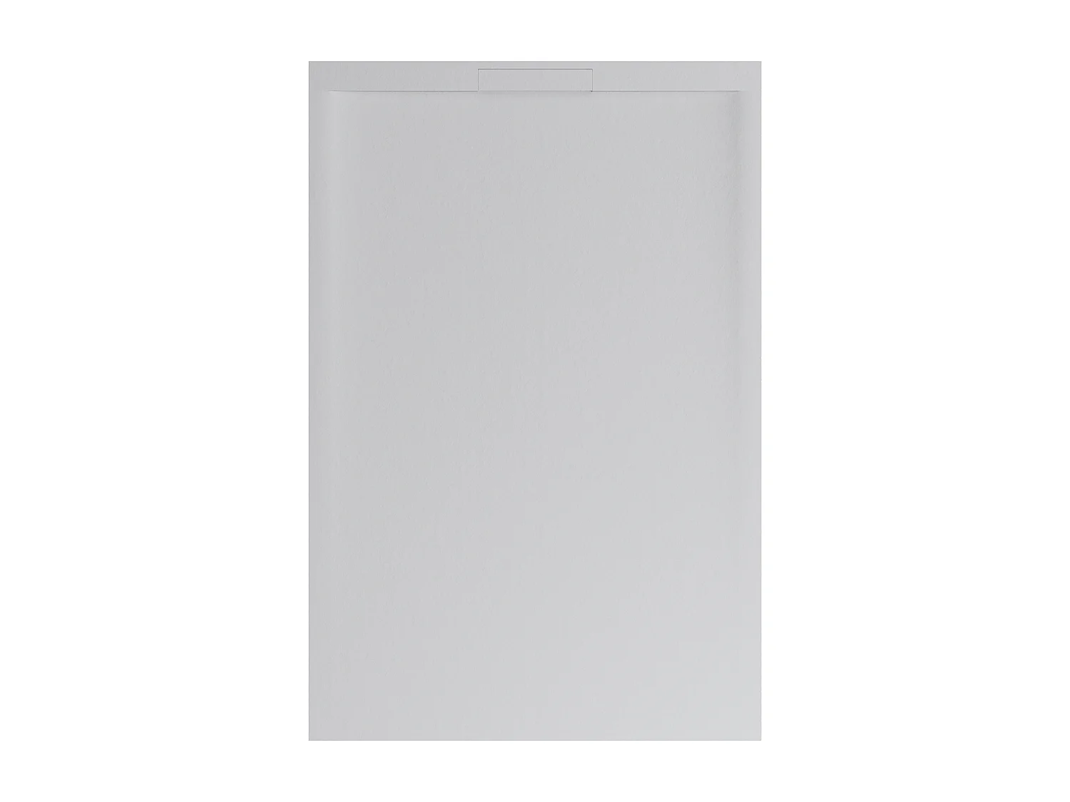 Receveur de douche 120x100 extra-plat Gris en résine minérale antidérapant effet ardoise - Ragnar LAVABERG