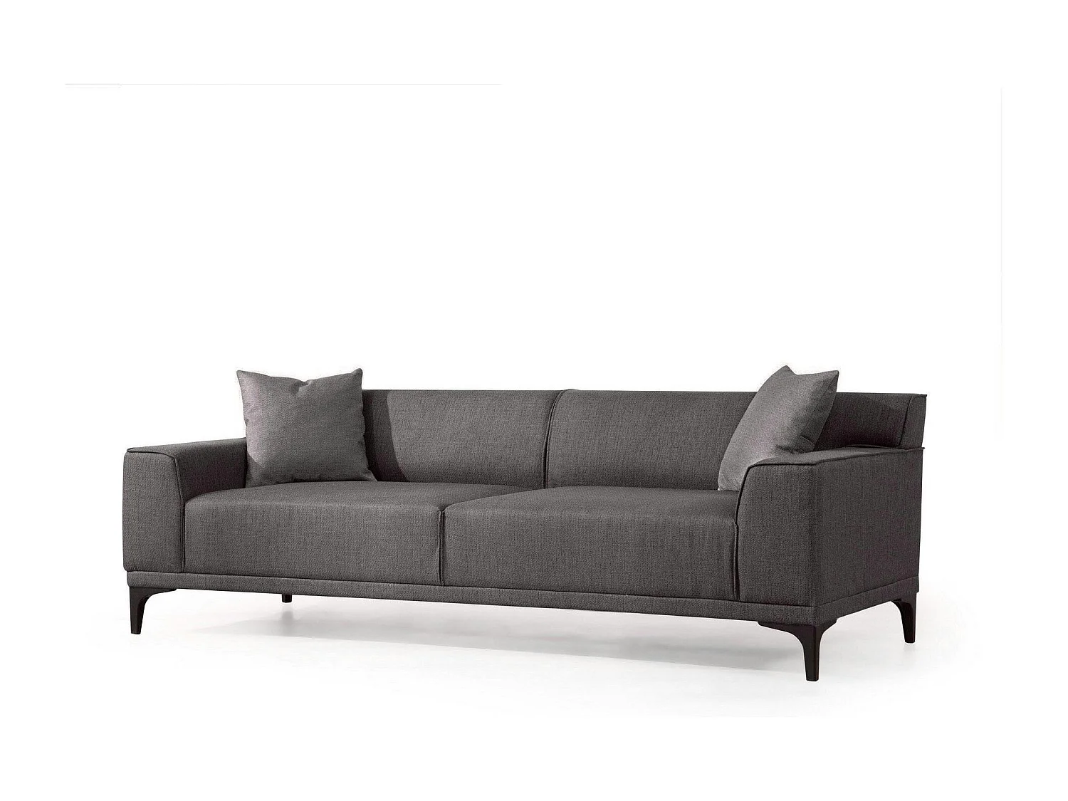 Canapé 3 places anthracite - accoudoirs larges ORSAY