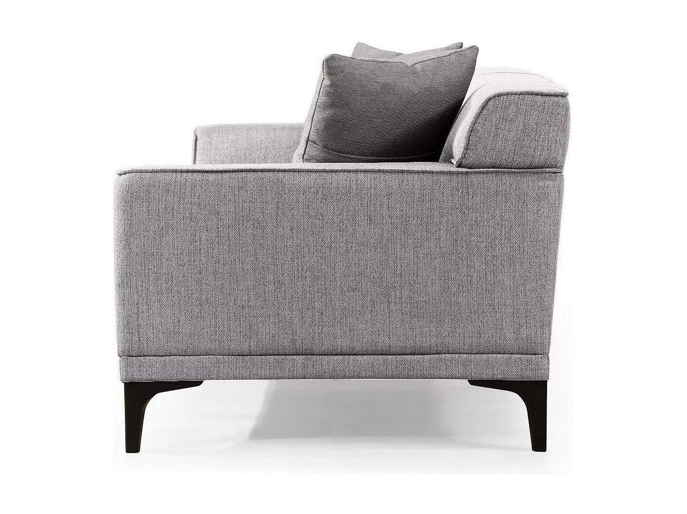 Canapé 3 places gris clair - accoudoirs larges ORSAY