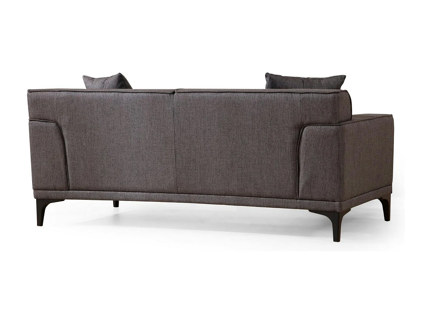 Canapé 2 places anthracite - accoudoirs larges ORSAY