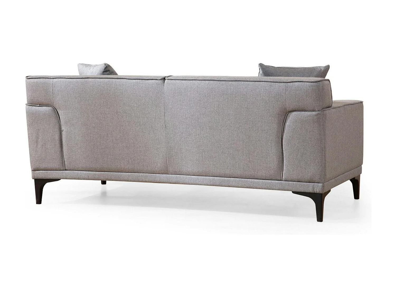 Canapé 2 places gris clair - accoudoirs larges ORSAY