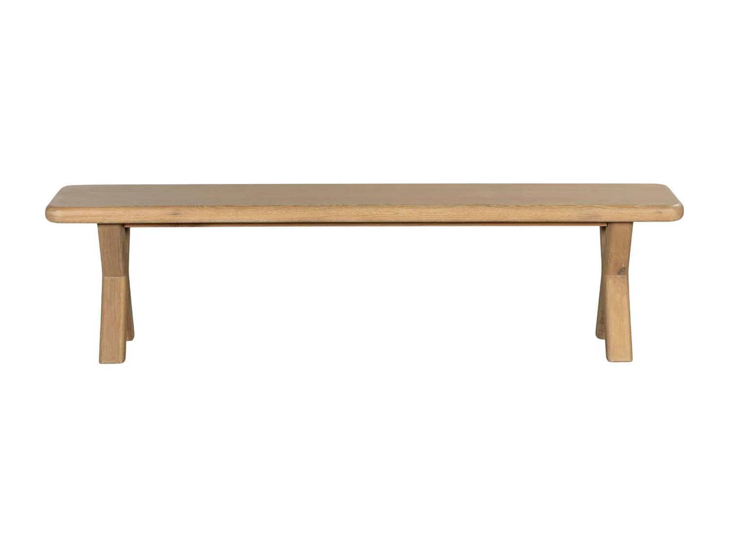 Banc de salle à manger bois pieds en croix 180 cm ASTER