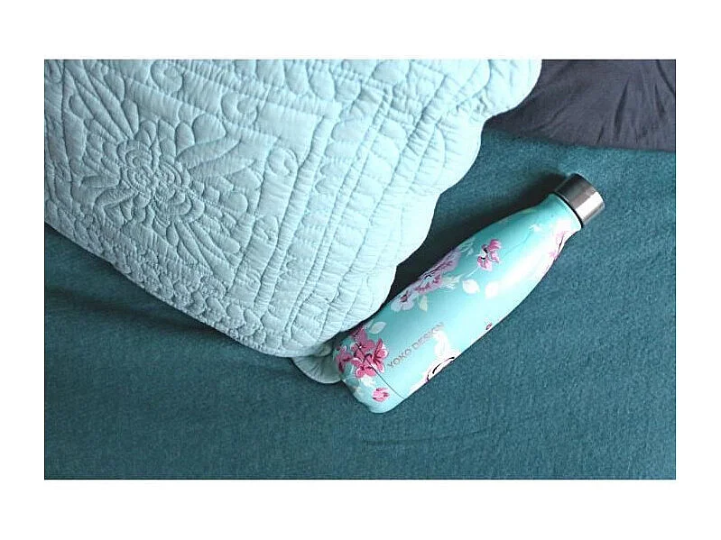 Botella Isotérmica YOKO DESIGN 500ml Motivo Vintage - Acero Inoxidable Doble Pared, Mantiene Caliente 12h, Fría 24h