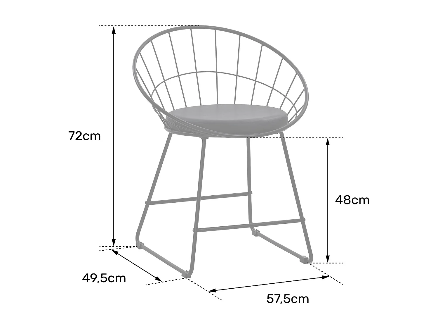 Sedia in legno - HAPPY GARDEN