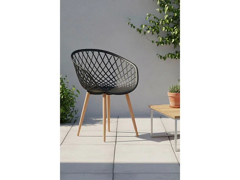 Sillas Jardín - Silla Vera - Negro