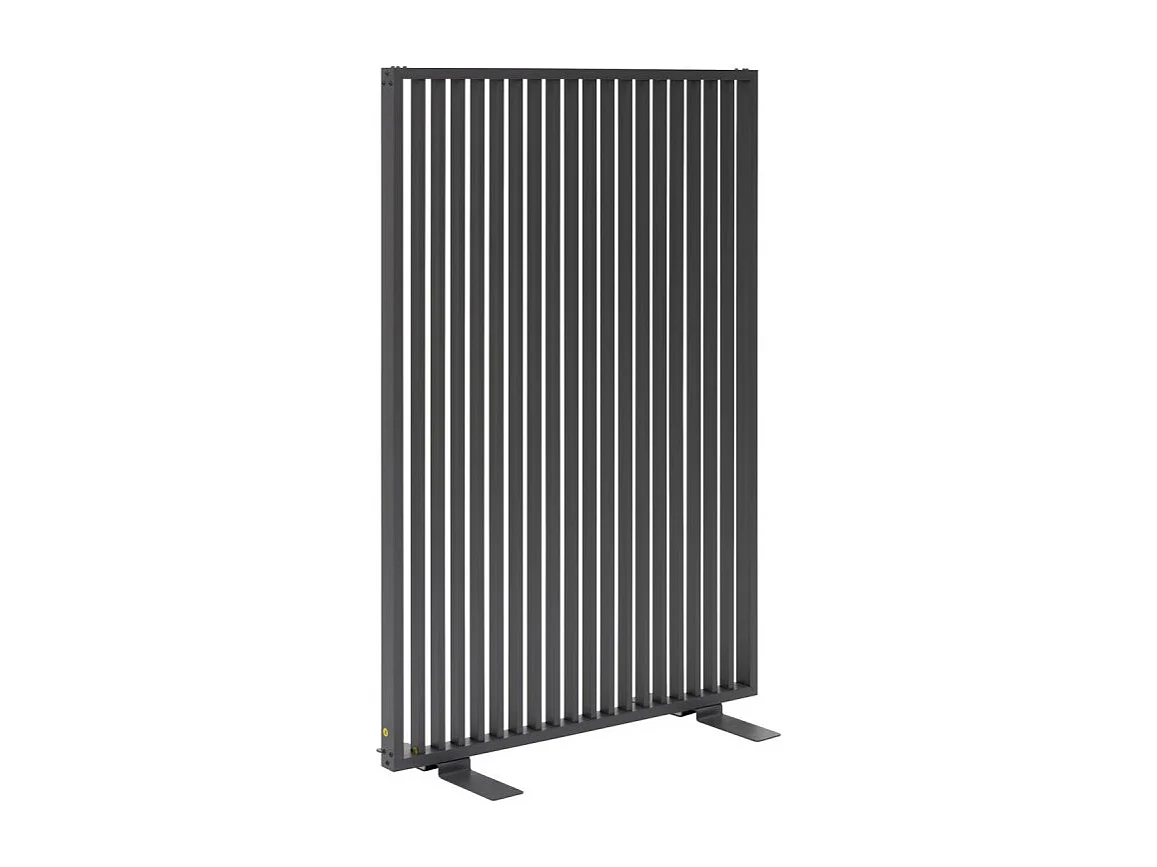 Brise vue 120 cm Zupta aluminium graphite Hespéride