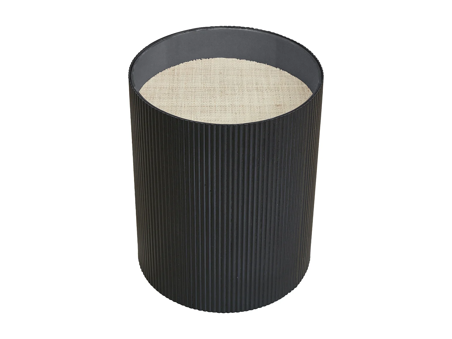 Table d'appoint CARLO Beige/Noir