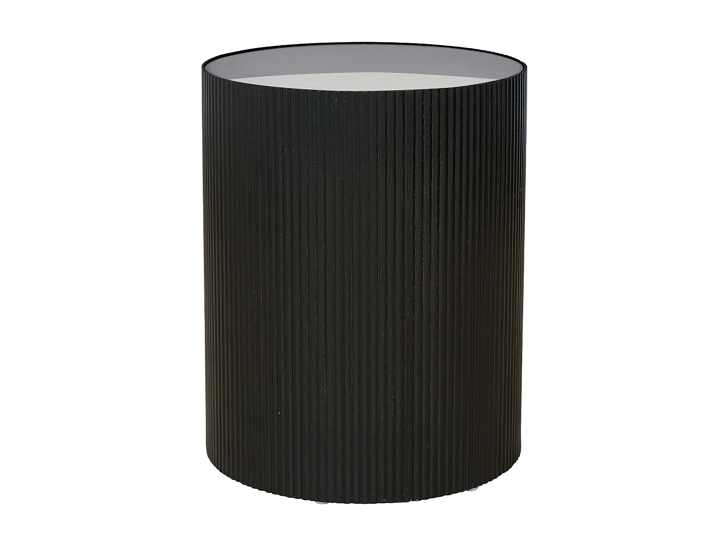 Table d'appoint CARLO Beige/Noir
