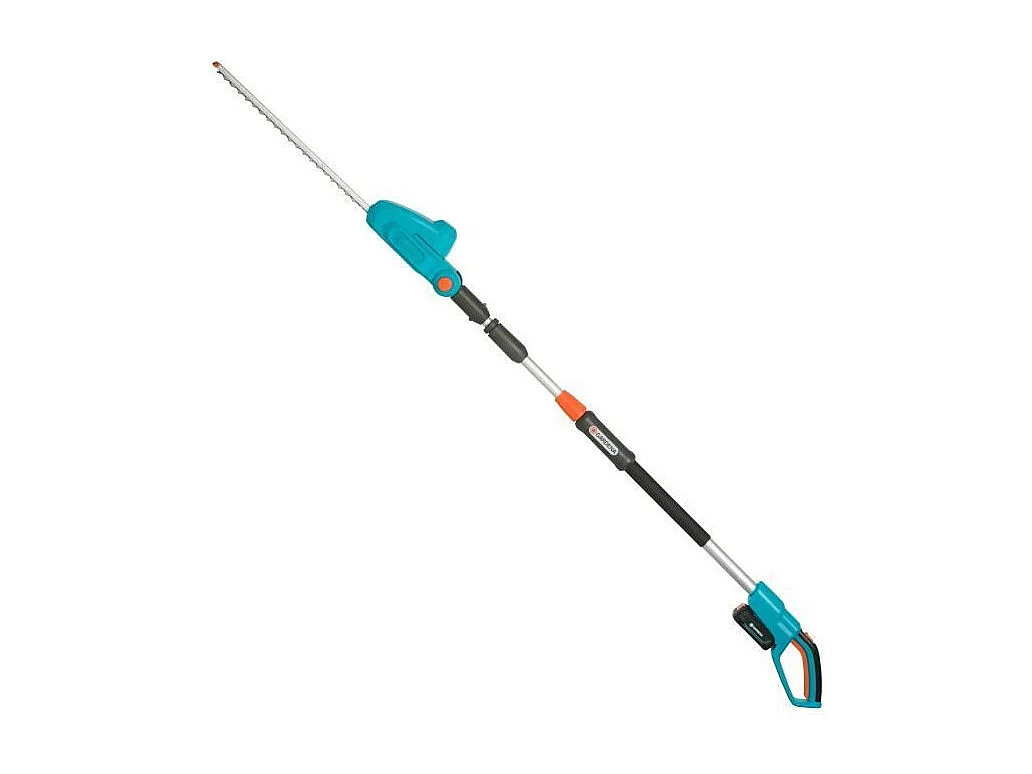 Aparador de sebes telescópico sem fio GARDENA 18V - Lâmina de 42 cm, corte de 16 mm, alcance de 3 m, bateria Li-ion incluída