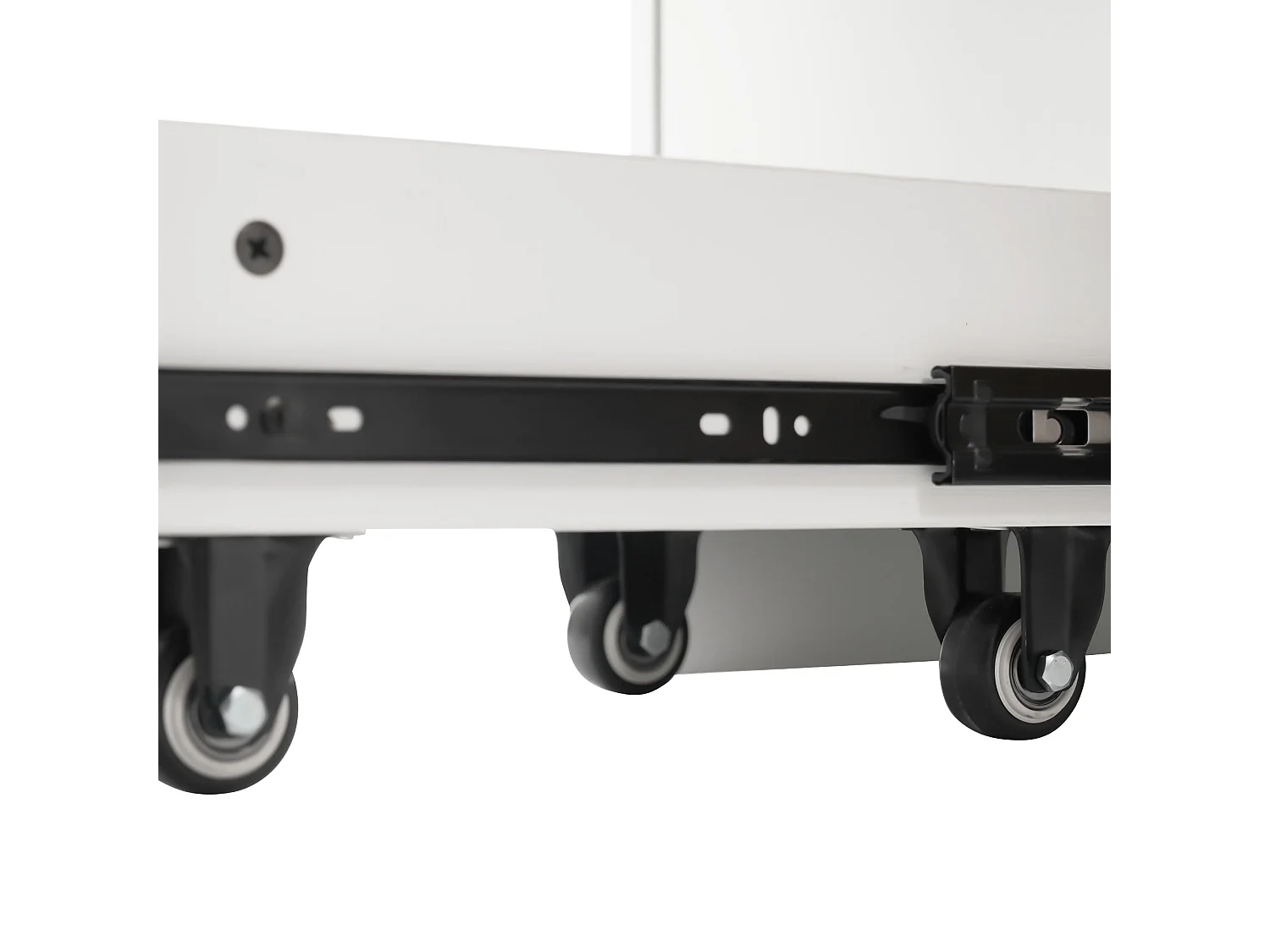 Vetrina a LED 70x40x160 cm con anta in vetro e cassetto laterale, bianca