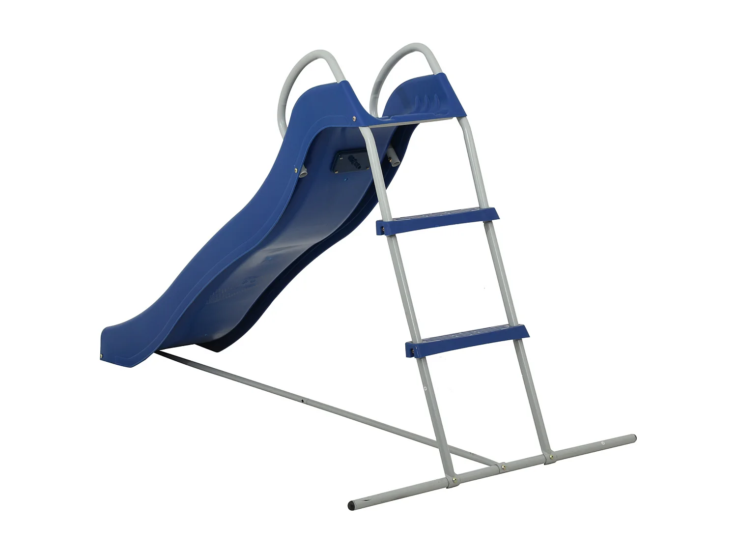 Toboggan de jeu bleu en plastique pour enfants de 1,8 M