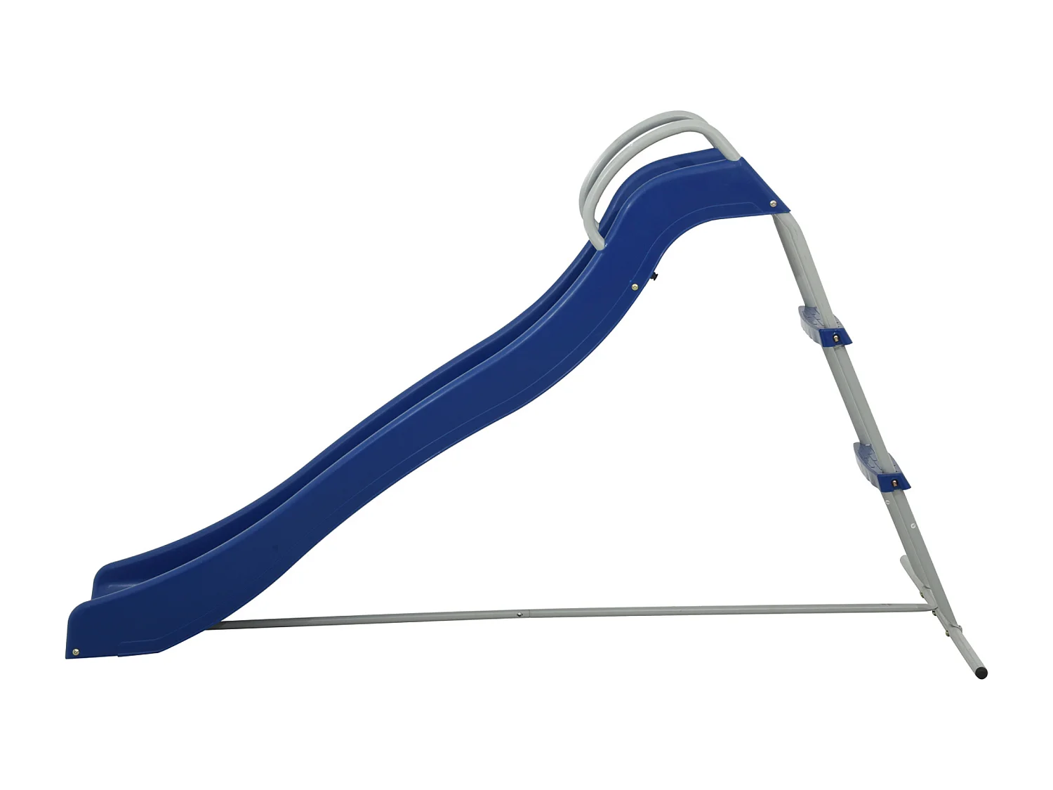 Toboggan de jeu bleu en plastique pour enfants de 1,8 M