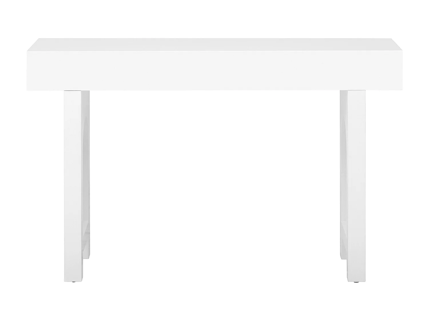 Haltafel met 2 lades en USB/Type-C-poorten - Wit