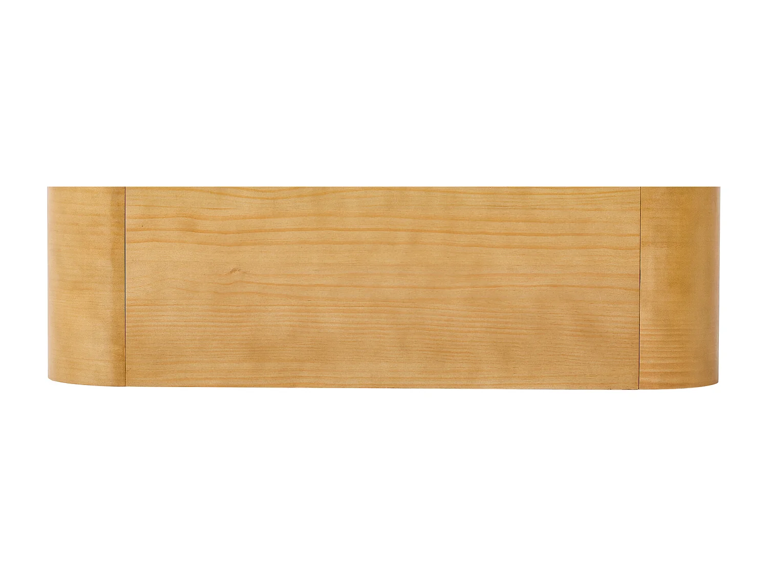 Houten consoletafel, 120 x 35,5 x 76,5 cm, met 2 lades en 2 planken.