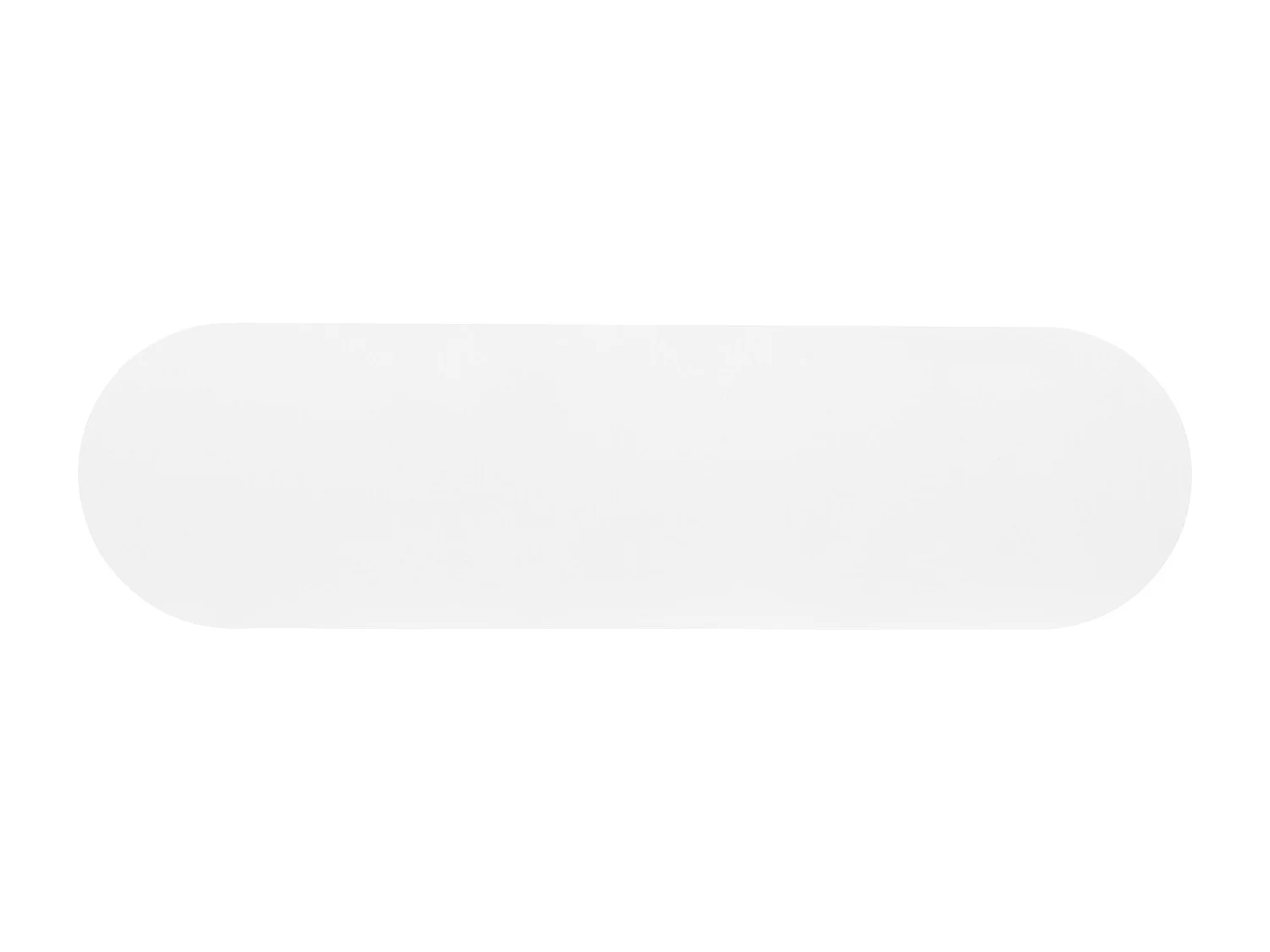 Console avec 2 tiroirs pour l'entrée - Pieds réglables - Blanc