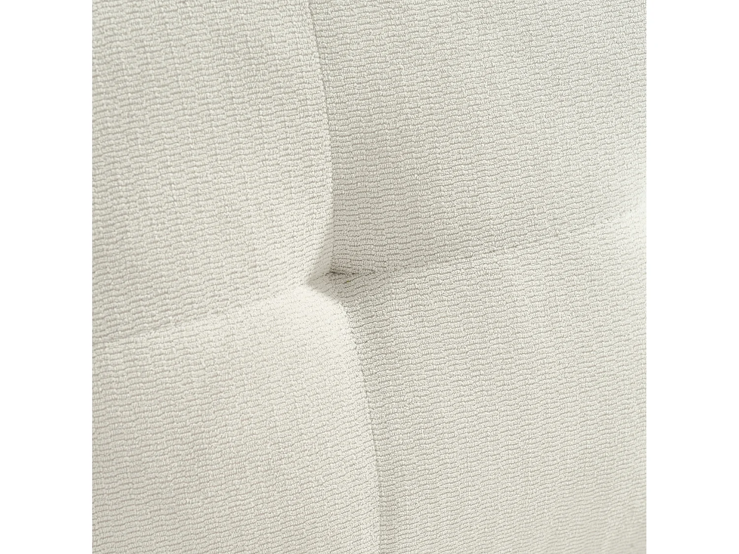 Canapé 2 places petite 135 cm avec port USB, tissu beige et bois