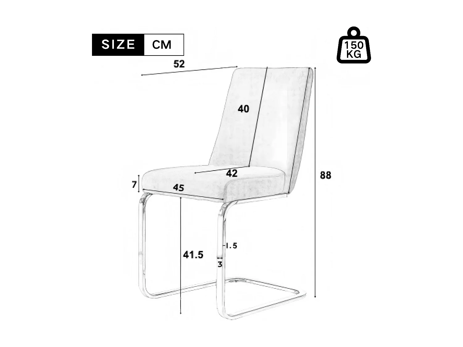 Lot de 6 chaises en velours beige - Pieds en métal doré - Dossier à motif losanges