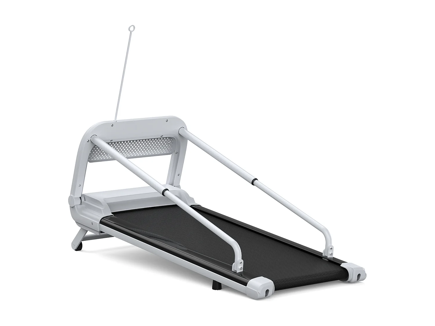 Slimme en stille loopband voor huisdieren - Instelbare snelheid - Zwart-wit staal