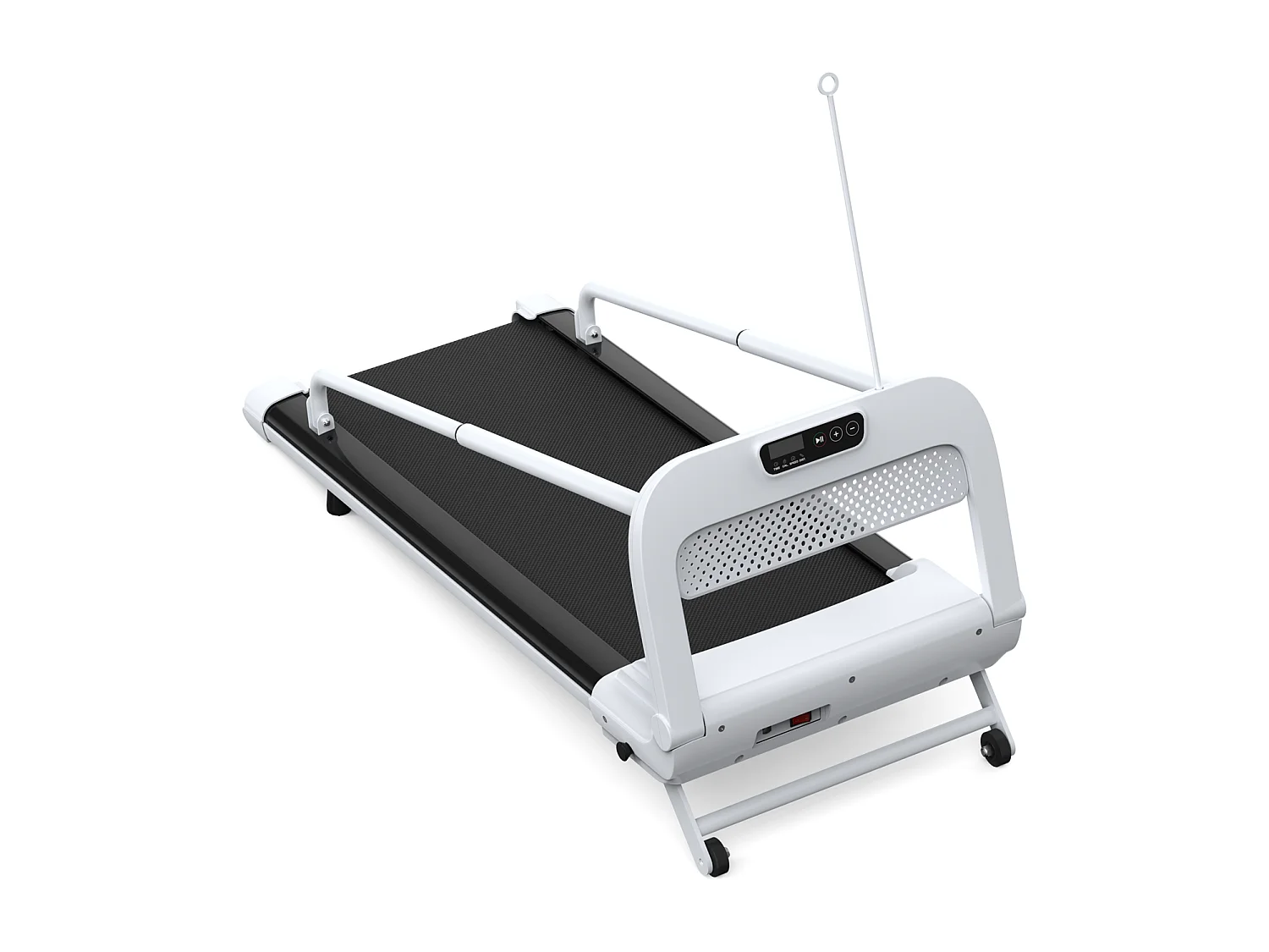 Slimme en stille loopband voor huisdieren - Instelbare snelheid - Zwart-wit staal