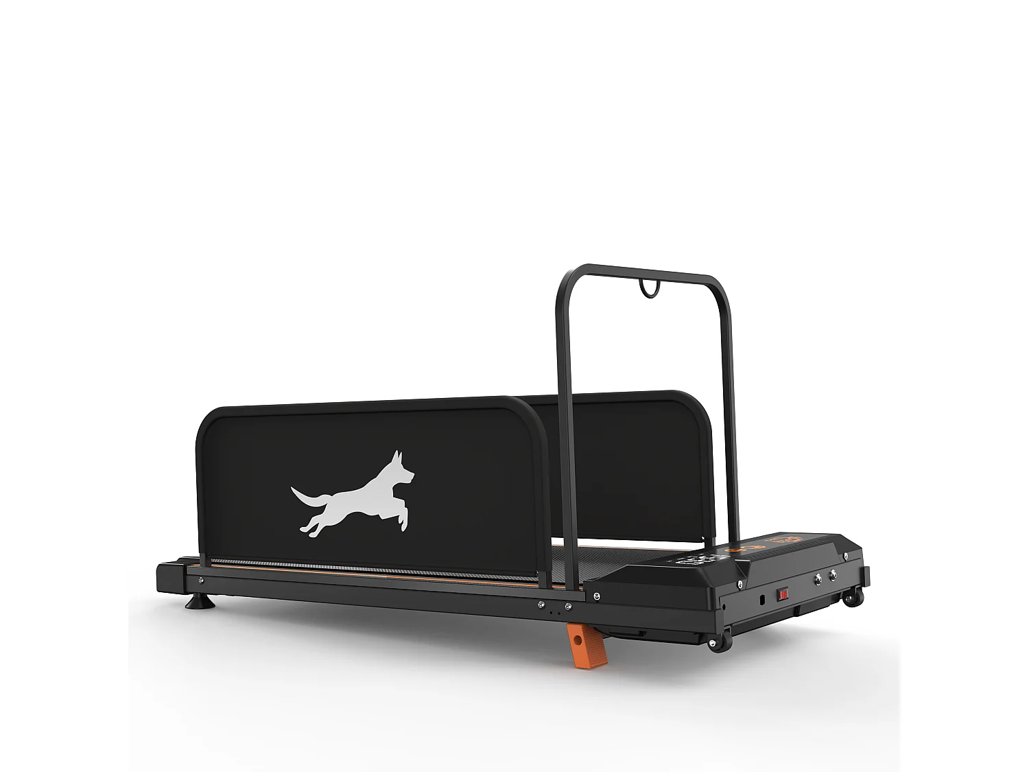 Tapis de course 2-en-1 pour chien en acier noir - Faible bruit