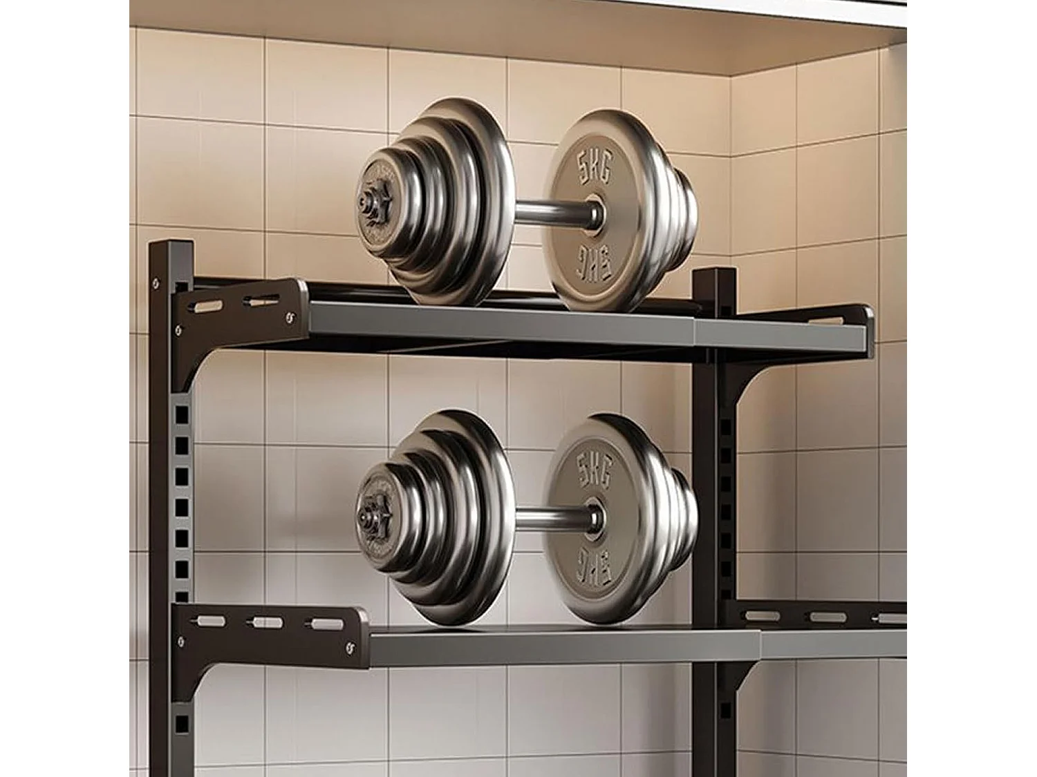 Étagère micro-ondes cuisine extensible noire et épaisse