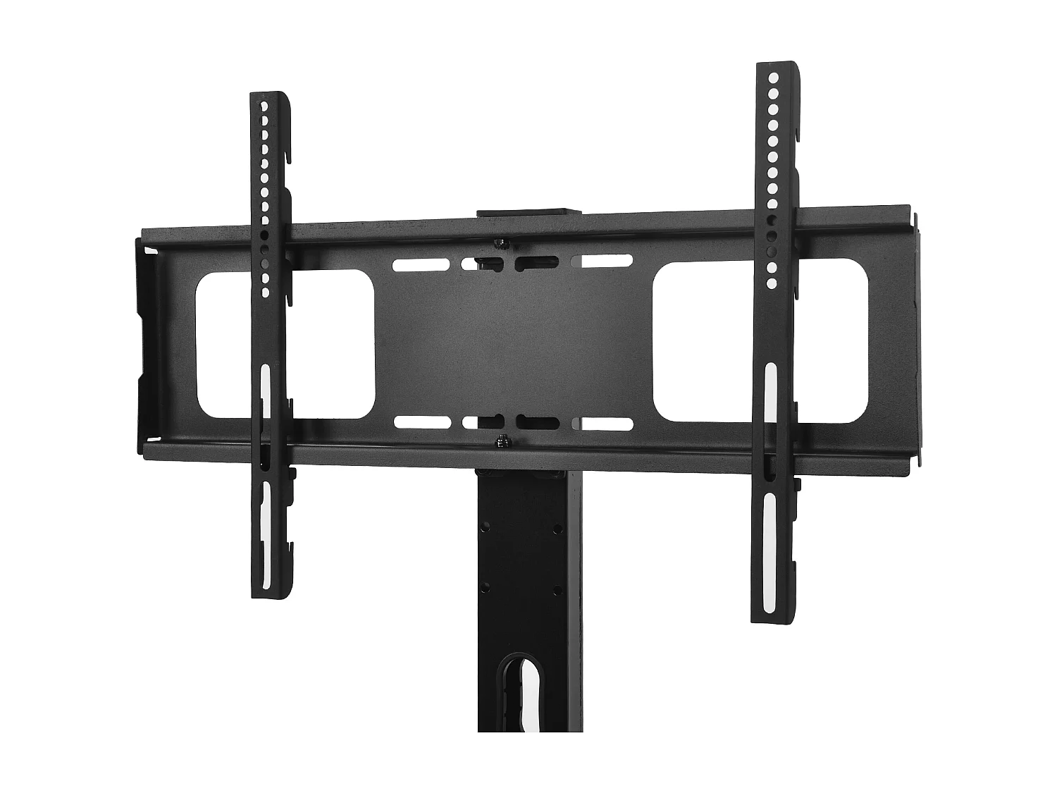 Houten tv-standaard met verstelbare hoogte - Bruin en zwart