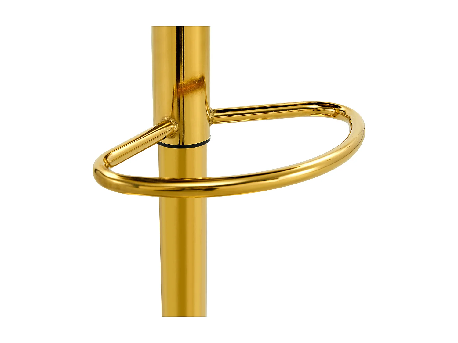 Lot de 2 tabourets de bar en velours gris clair - Dossier à chaînette et hauteur réglable