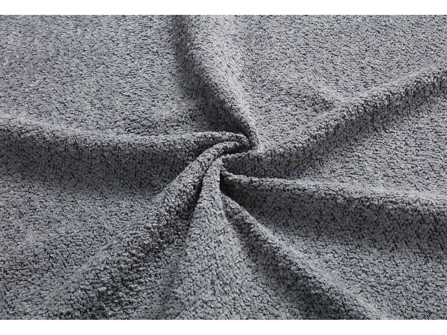 Lit adulte / enfant 140 x 190 cm avec barrières de sécurité amovibles - Tissu gris