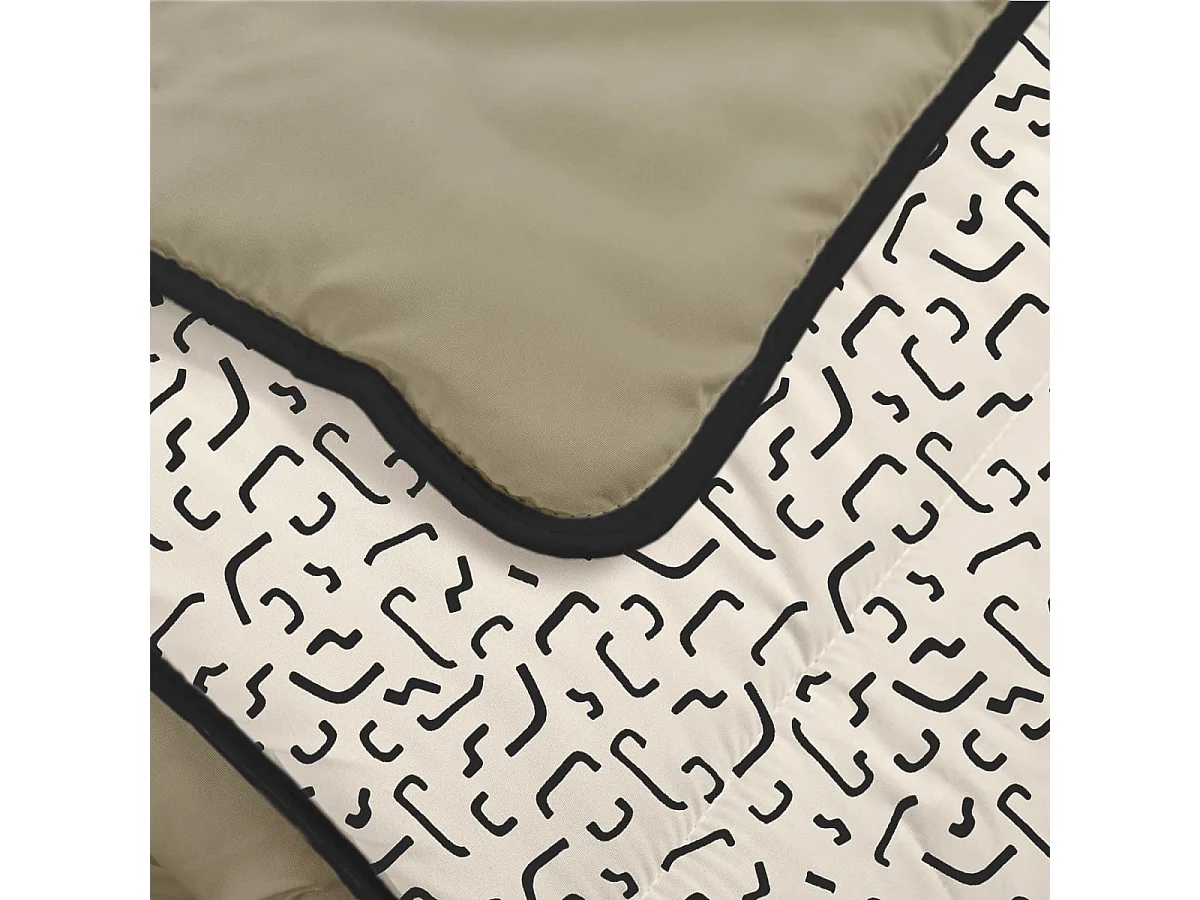 Couette imprimée Othon - Chaude 350g/m2 - 140x200cm