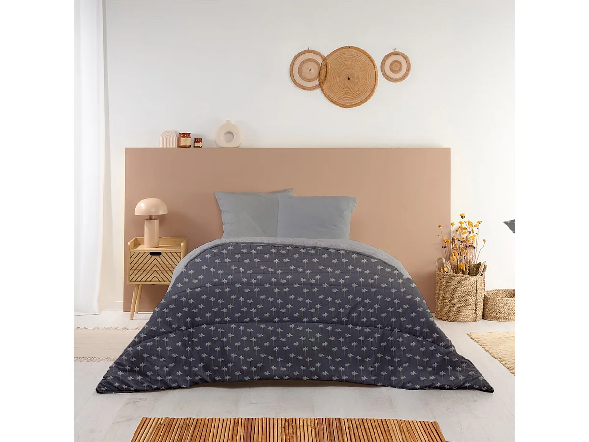 Couette imprimée Oasis - Chaude 350g/m2 - 200x200cm
