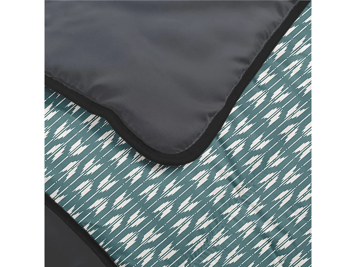 Couette imprimée Soumaya - Chaude 350g/m2 - 240x260cm