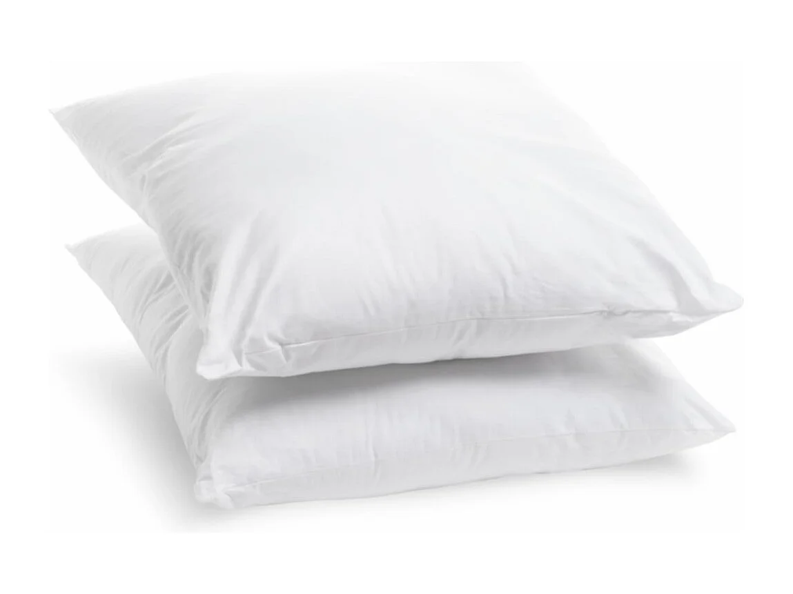 Pack Été Couette légère 220x240cm + 2 Oreillers moelleux 60x60cm Anti-acariens Traitement naturel - 2 personnes