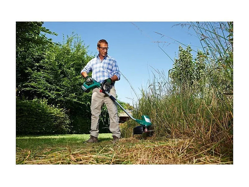 Bosch AdvancedGrassCut 36V draadloze grastrimmer, 30 cm, semi-automatische spoel, draaibare kop, zonder batterij en oplader