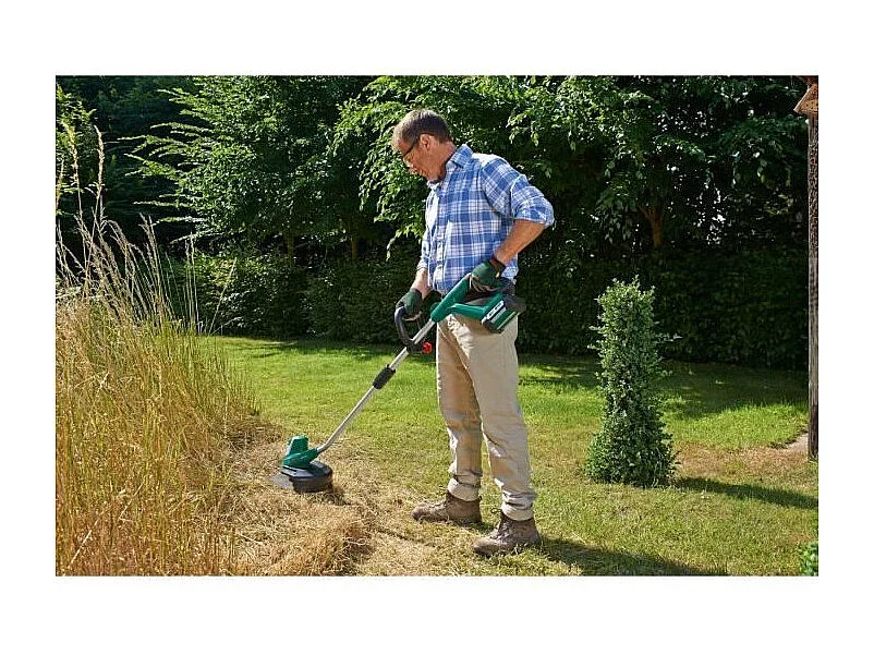 Bosch AdvancedGrassCut 36V draadloze grastrimmer, 30 cm, semi-automatische spoel, draaibare kop, zonder batterij en oplader