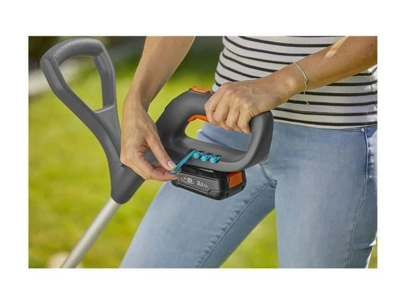 GARDENA SmallCut 23/18V P4A Grastrimmer zonder accu, snijbreedte 23 cm, licht en handzaam