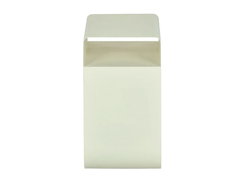 Curl - Table d'appoint en métal H 48 cm - Beige
