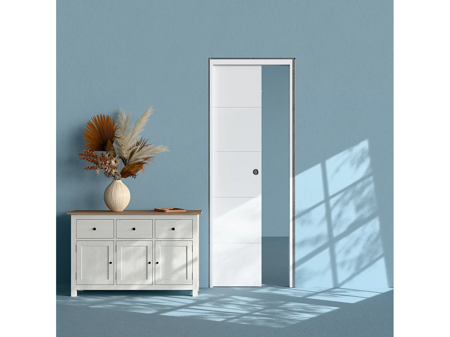 Kit Galandage Porte Ligne 73 cm avec Finition