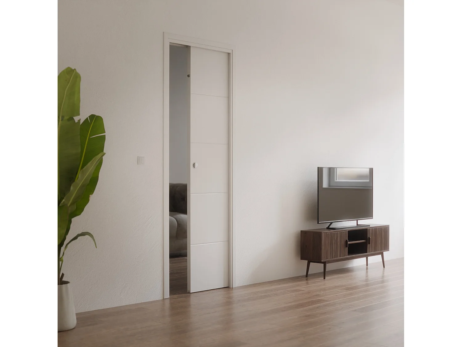 Kit Galandage Porte Ligne 73 cm avec Finition