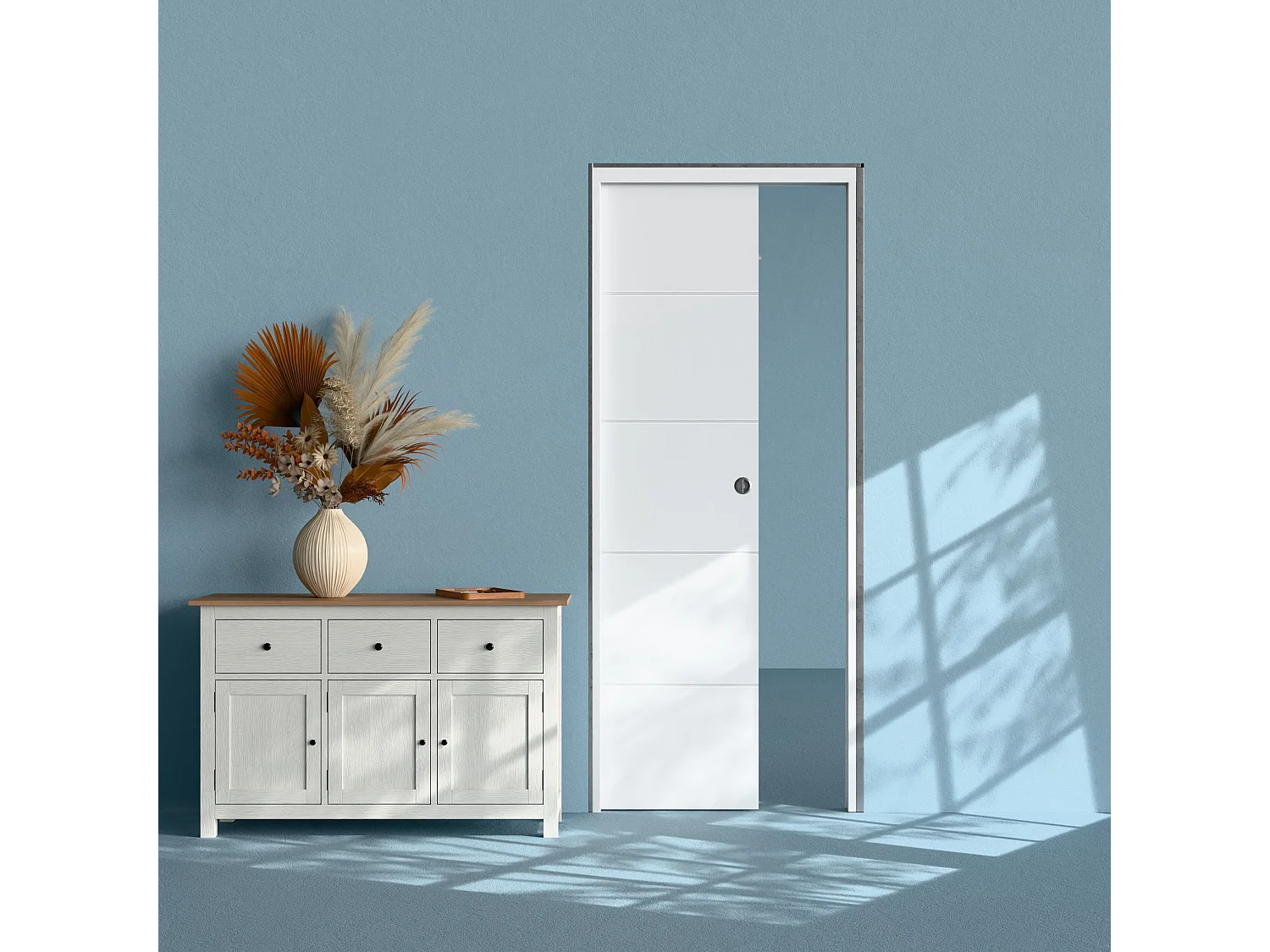 Kit Galandage Porte Ligne 83 cm avec Finition