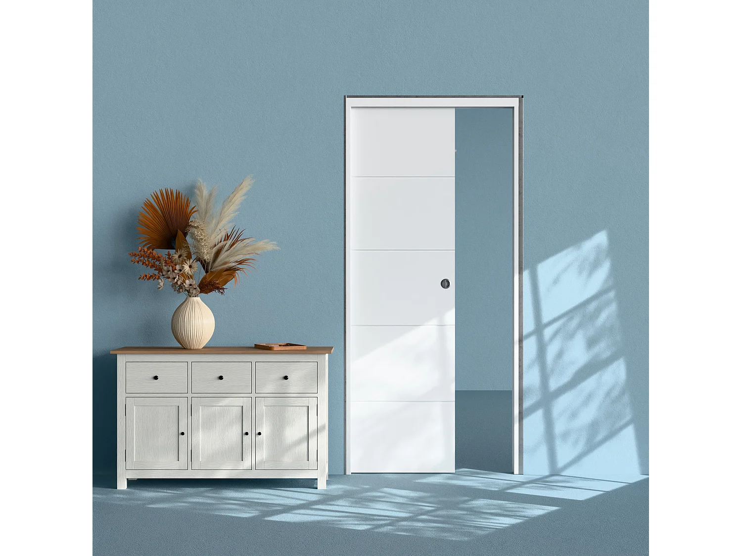 Kit Galandage Porte Ligne 93 cm avec Finition