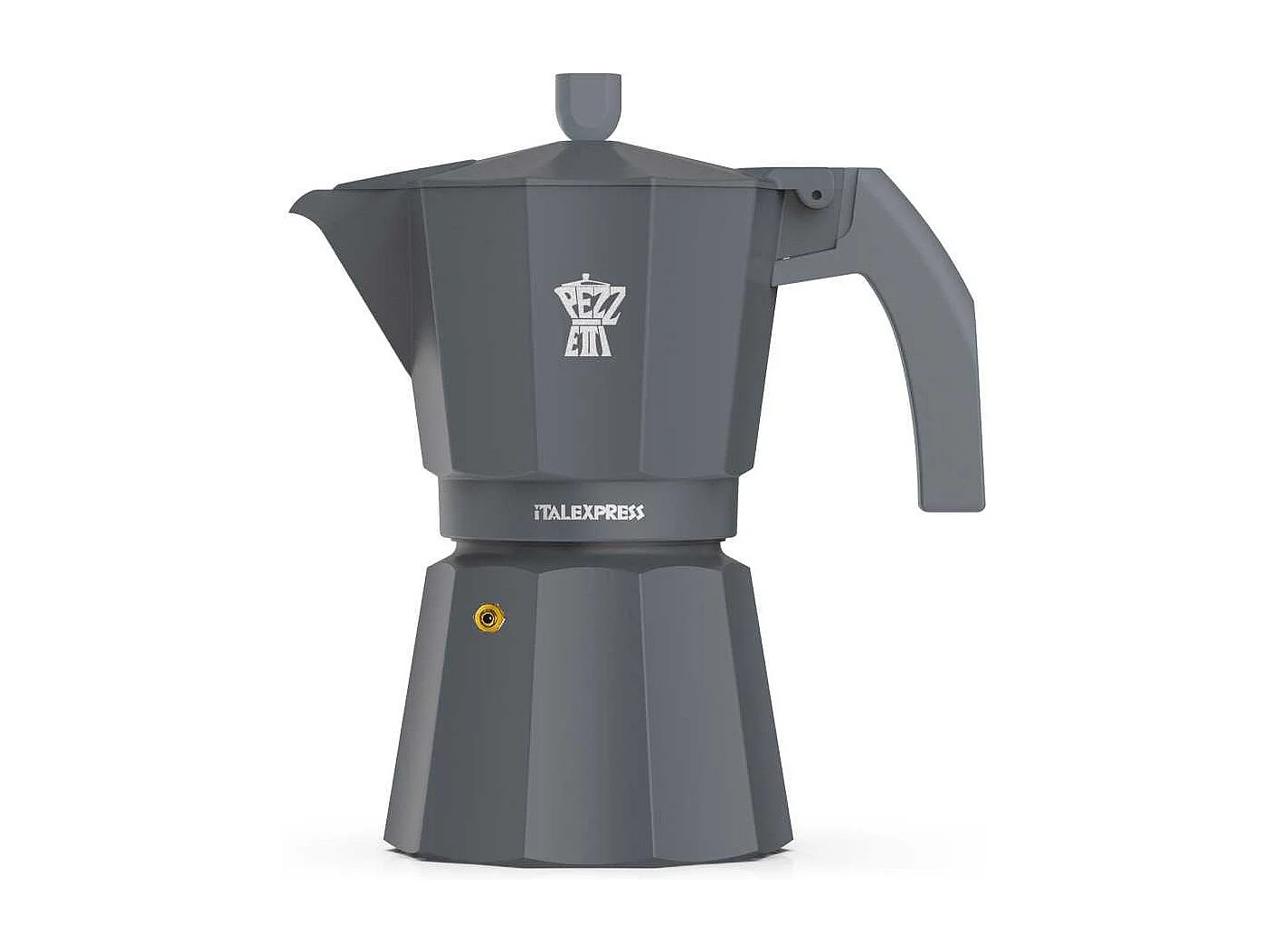 Italiaanse Koffiezetter Pezzetti Italexpress 3 Kopjes Aluminium Blauw - Authentieke Mokka Koffie en Italiaans Design