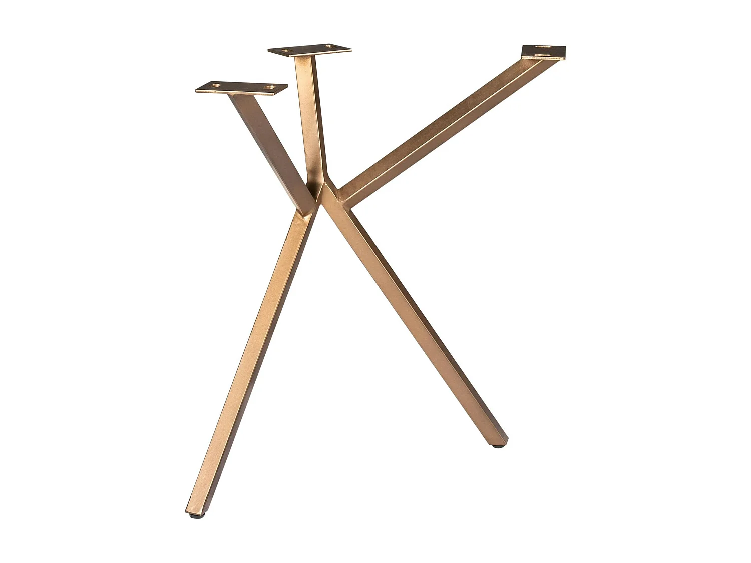 Pieds de table en métal bronze pour table rectangulaire (lot de 2) RALF
