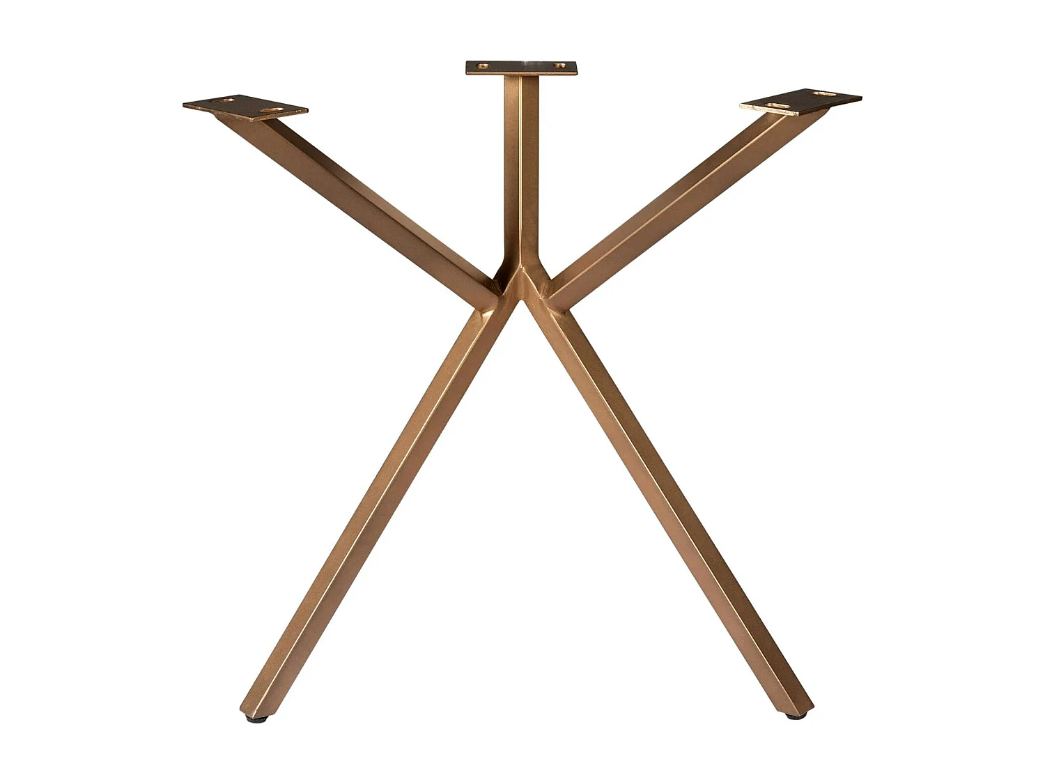 Pieds de table en métal bronze pour table rectangulaire (lot de 2) RALF