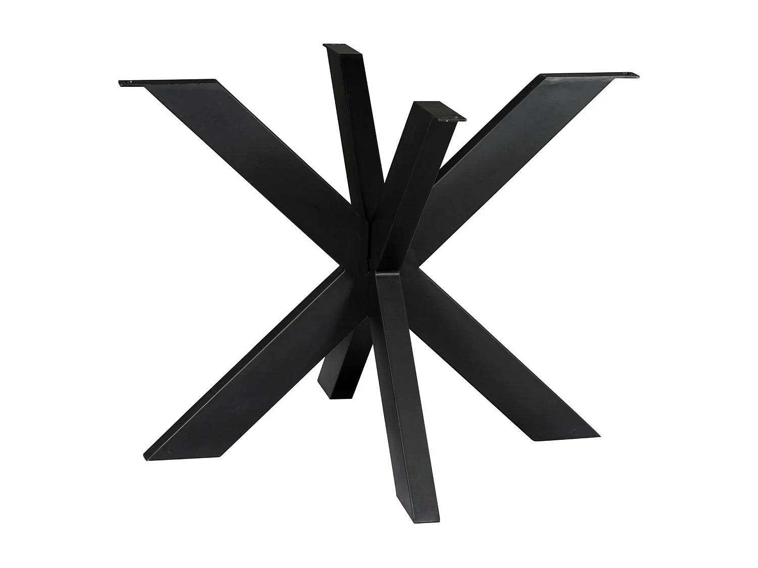 Pied de table mikado en métal noir pour table ronde / carrée RALF